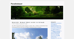 Desktop Screenshot of paradiesbauer.de