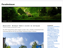 Tablet Screenshot of paradiesbauer.de